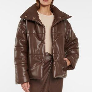 Nanushka Vegan Hide Puffer NBW NWT